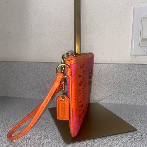 CCA-Coach Vintage Bonnie Cashin-Carry Kisslock Wristlet EUC - Picture 9 of 14